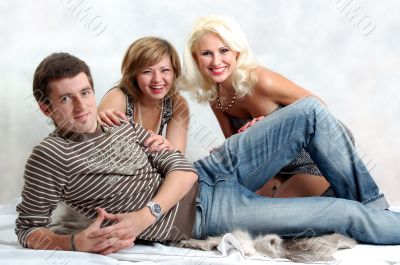 happy young people
