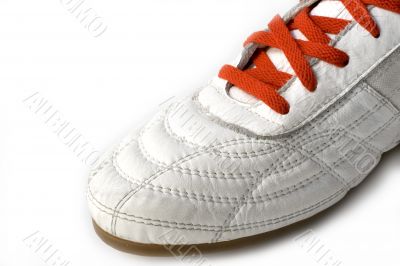 half sport shoe isolated on the white background
