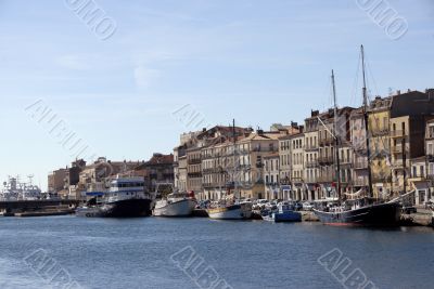 harbor of Sete (Languedoc Roussillon)
