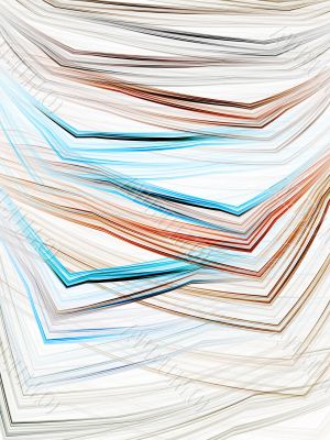 Layered Bent Threads Abstract Layered Bent Threads Abstract