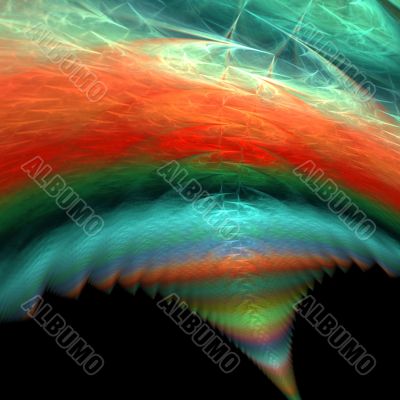 Striped Cyclonic Abstract Striped Cyclonic Abstract