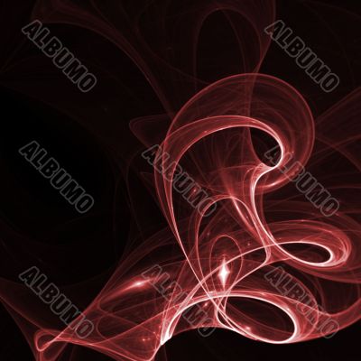 Red Flowing Abstract Red Flowing Abstract