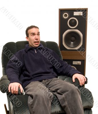 Man Watching Movie Man Watching Movie