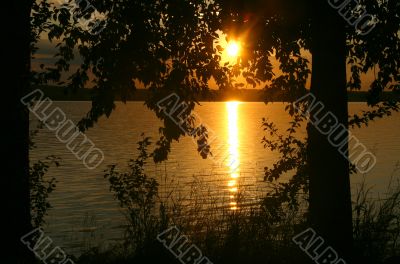 Sunset. Sunset.