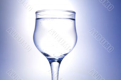 Blue goblet