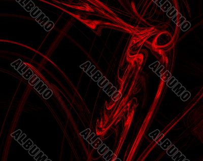 Red abstract background design