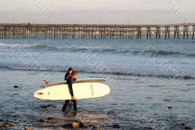 Off To Sunset Surf