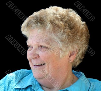 Cheery Senior Lady Profile