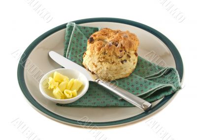Date Scone With Butter 3