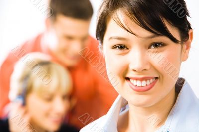 Close-up of professional