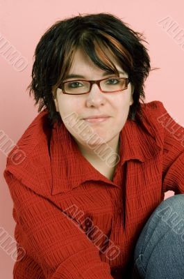 portrait of a young beautiful woman smiling portrait of a young beautiful woman smiling