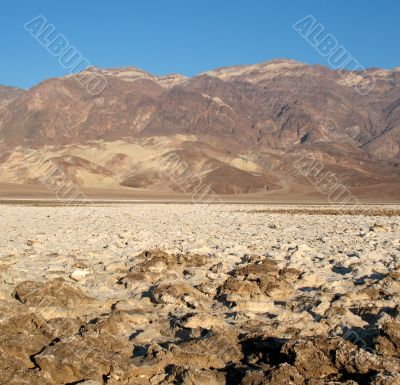 Devil`s Golf Course, Death Valley, California