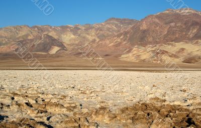 Devil`s Golf Course, Death Valley, California