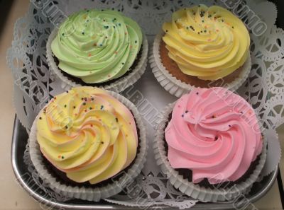 Pastel Cupcakes