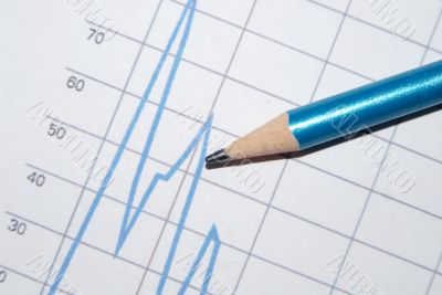 Pencil with graph