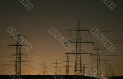 Stream Mast At Night