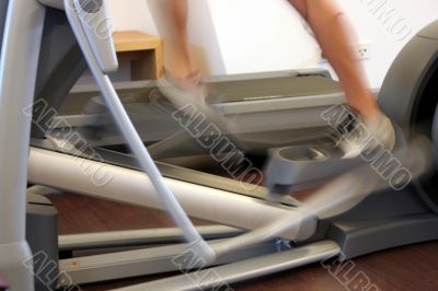 bicycle in a sport studio