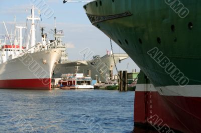 Ship in the harbour