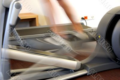 bicycle in a sport studio