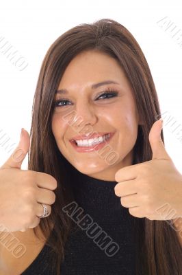 thumbs up model vertical