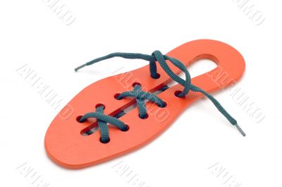 educational toy on white