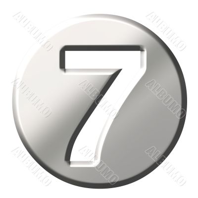 3D Steel Number 7