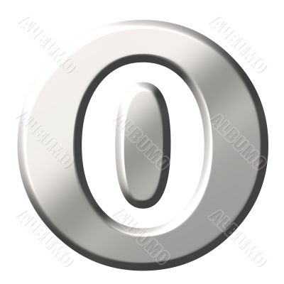 3D Steel Number 0