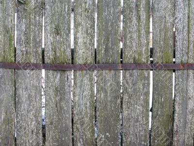 Old wooden fence