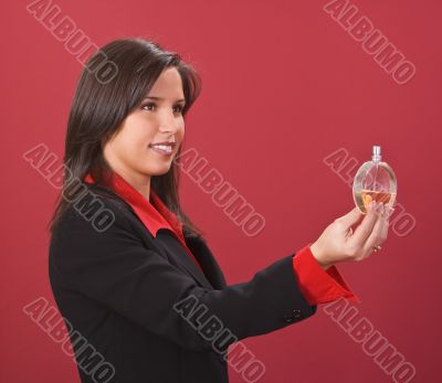 Offering a perfume Offering a perfume