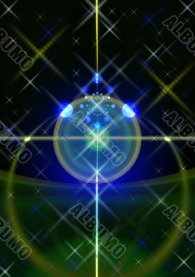 space lighting effects.