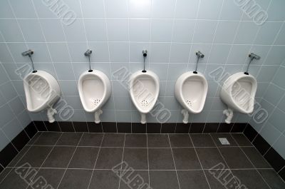 white toilets