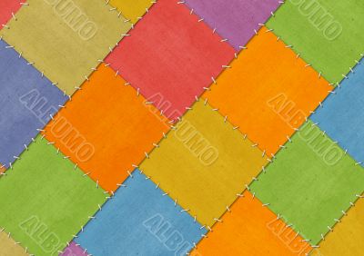 Background - tailored slices of a fabric
