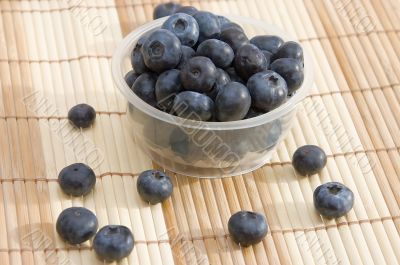 Blueberries in a basket Blueberries in a basket