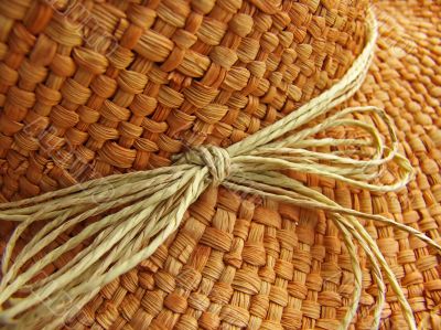 Straw hat close-up