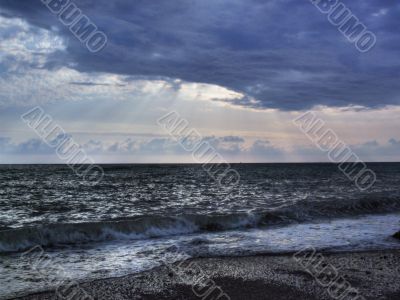 Sea sunset