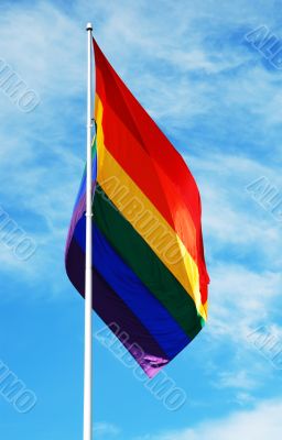 Rainbow gay pride flag