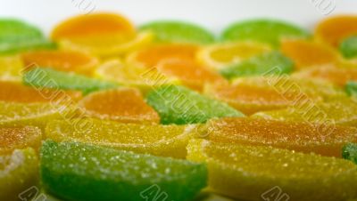 colourful fruit candies