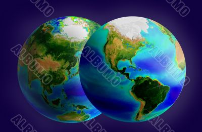 Two globe Two globe