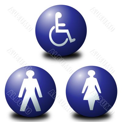 Toilet signs