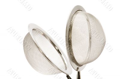 tea-strainer on white