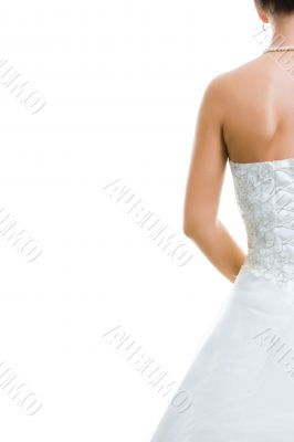 Back of bride