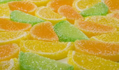 colourful fruit candies