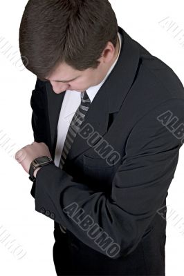 looking at a watch looking at a watch
