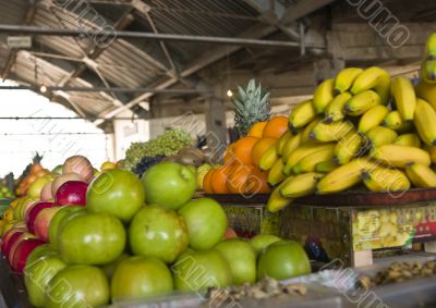 on a market on a market