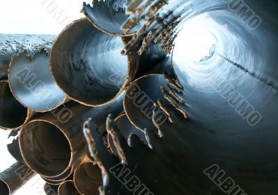 inside view from below of sibelius monument