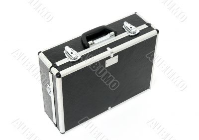 Black case with metal latches