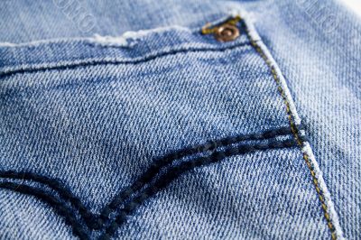 blue jeans close up