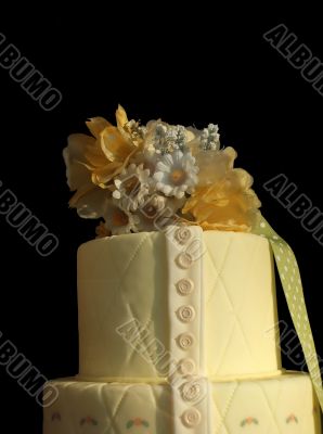 Yellow Floral Cake