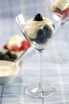 Blackberry dessert