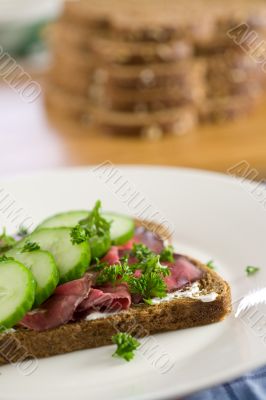 Healthy sandwich